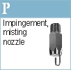 P series misting nozzle